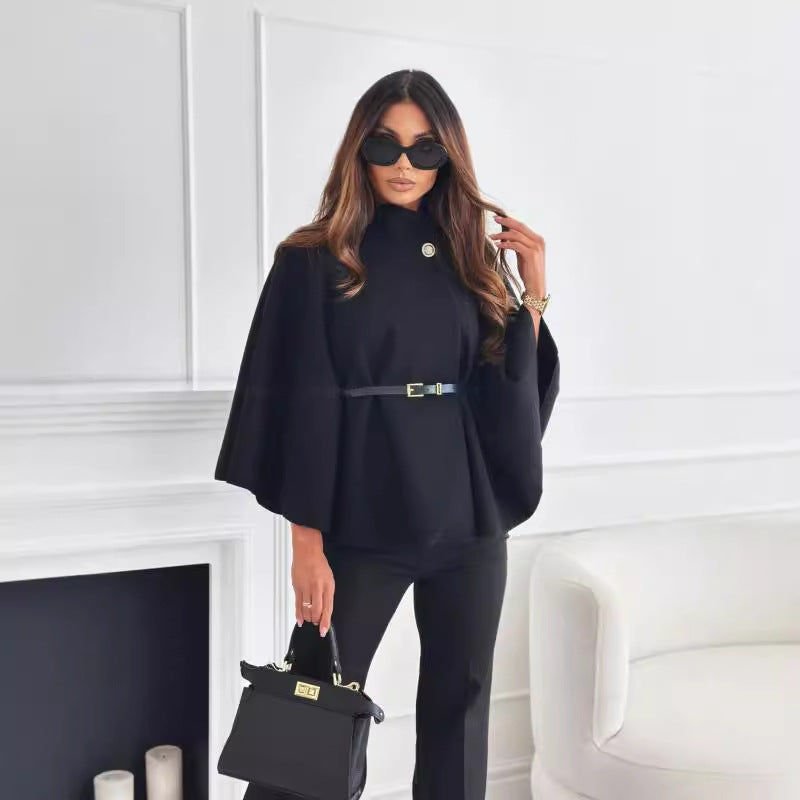 Blouse enveloppe élégante et à la mode pour femmes Chic und Stil