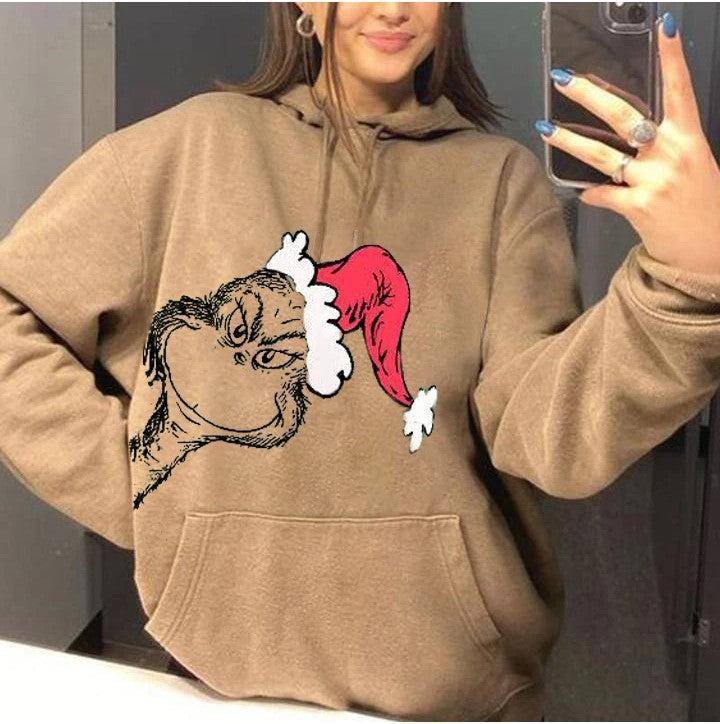 Dames hoodie confortable avec design de Noël créatif Chic und Stil