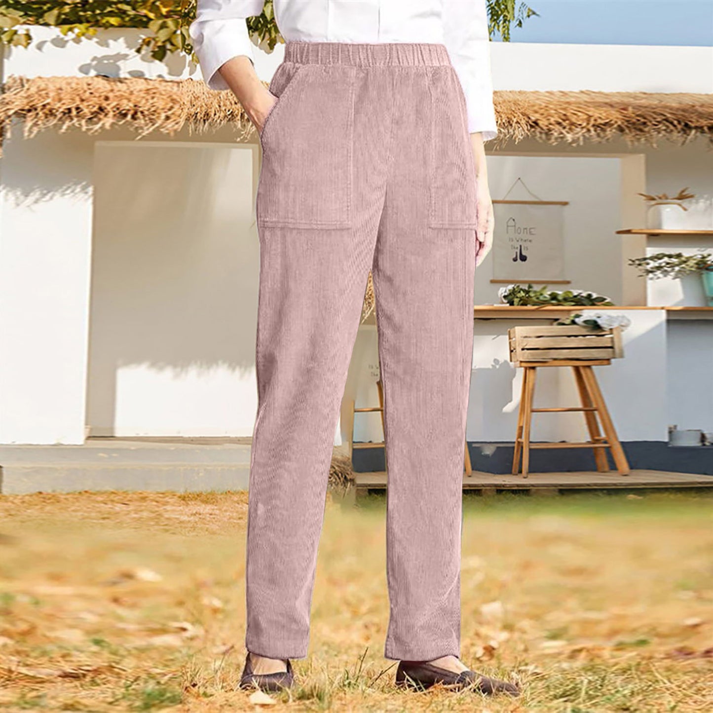 Pantalons larges de loisirs pour femmes Chic und Stil