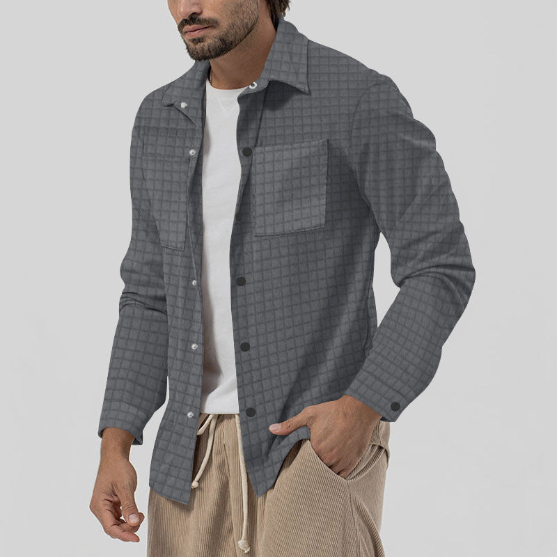 Chemise à carreaux décontractée pour hommes avec deux poches poitrine et coupe moderne Chic und Stil