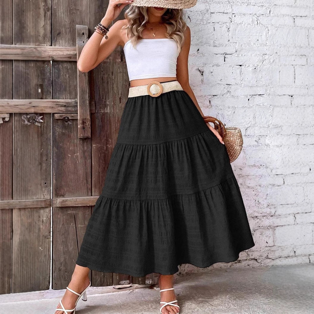 Robe maxi à volants Chic und Stil pour femmes