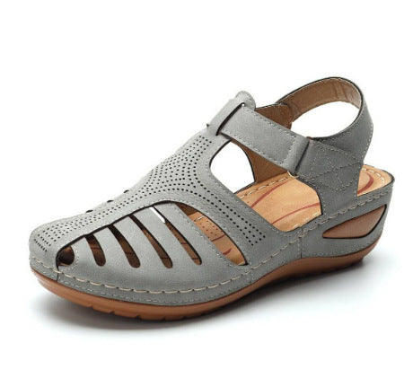 Sandales de confort respirantes pour femmes avec sangle réglable et semelle ergonomique Chic und Stil