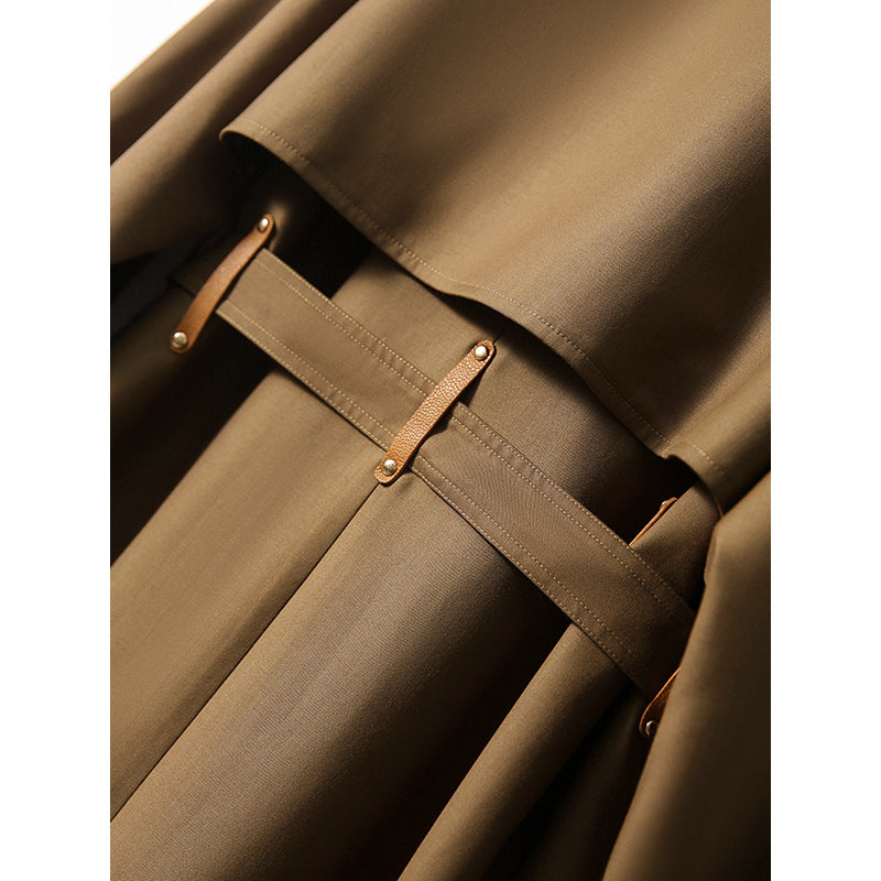 Manteau trench utilitaire ceinturé oversize pour femmes Chic und Stil