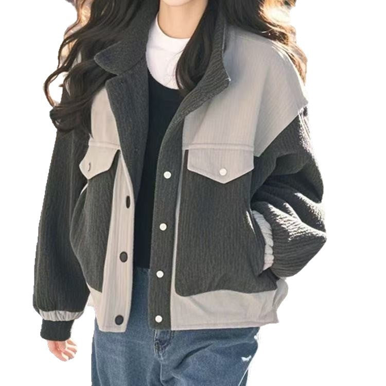 Veste en polaire surdimensionnée et à la mode pour femmes avec un design texturé Chic & Stil