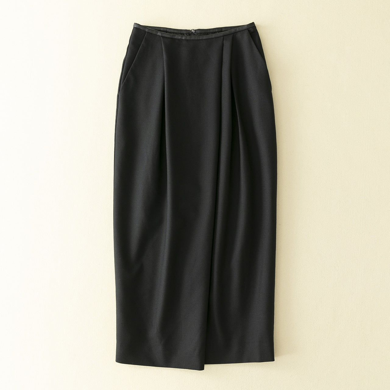 Jupe maxi plissée taille haute pour femmes Chic und Stil