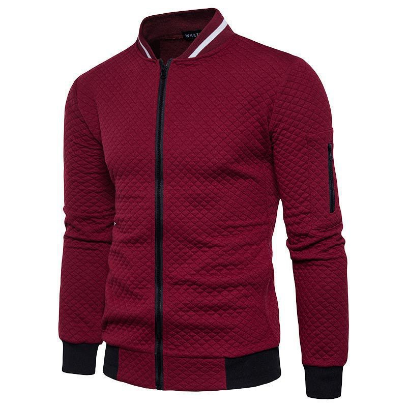 Veste matelassée élégante pour homme avec fermeture éclair intégrale et design structuré Chic und Stil