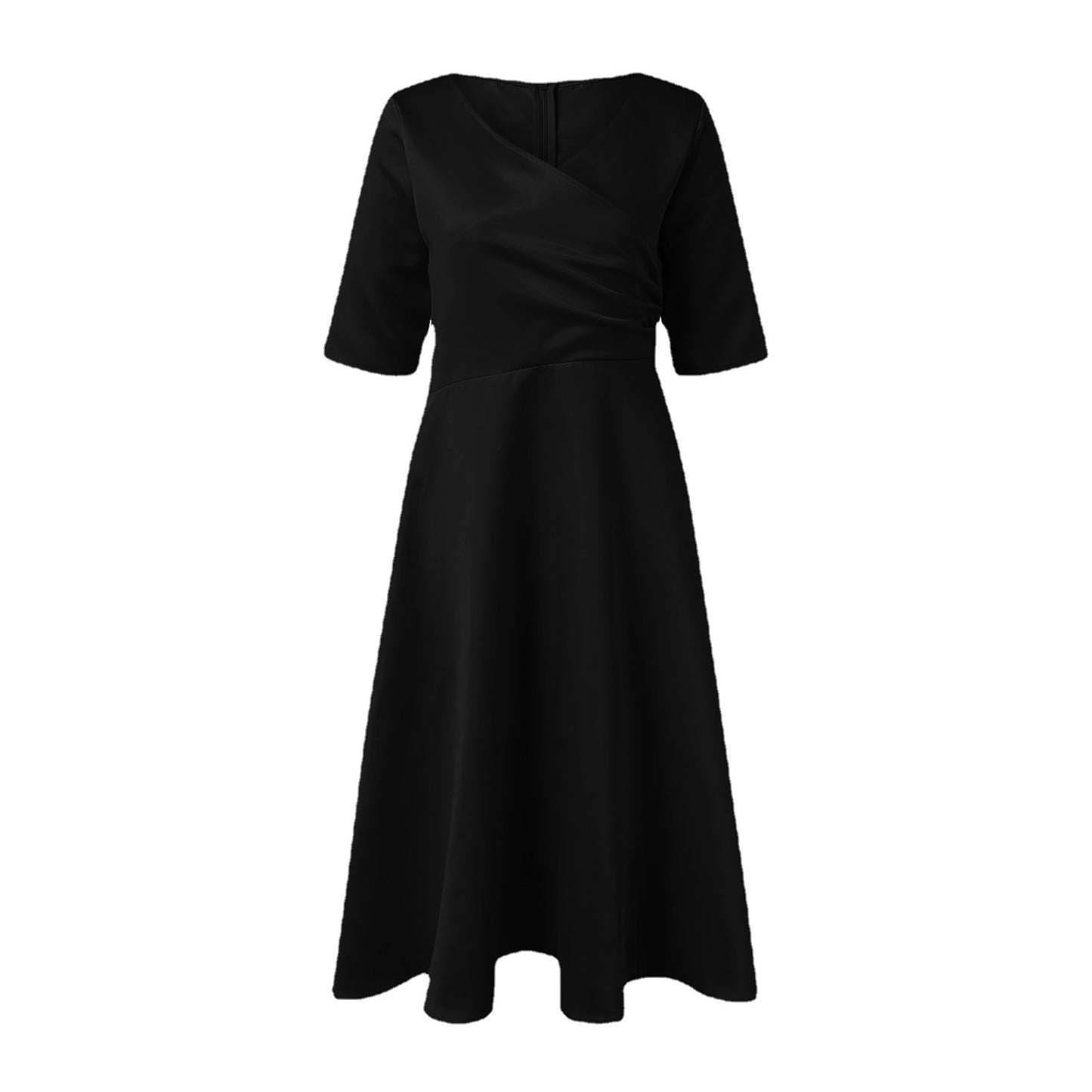 Robe portefeuille A-ligne flatteuse pour femmes Chic und Stil