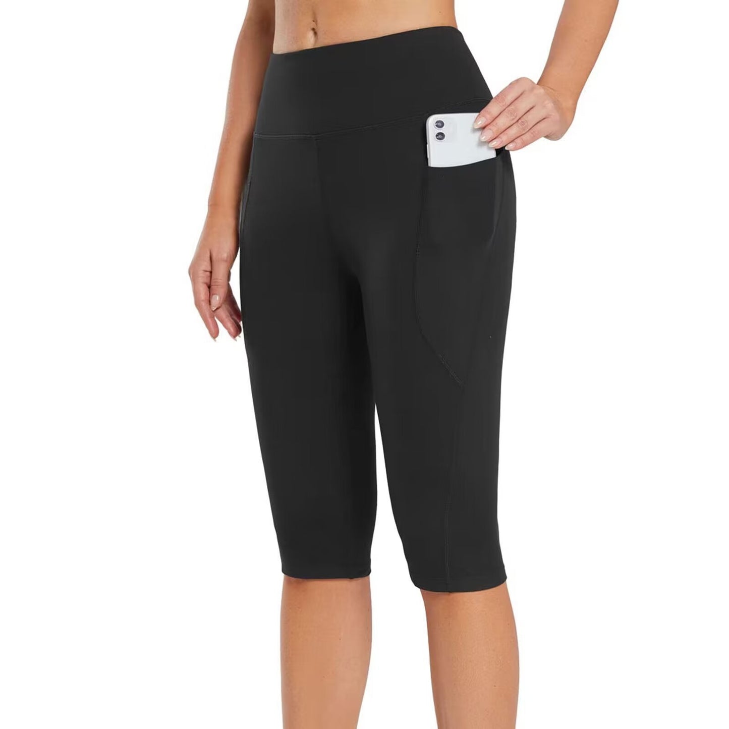 Pantalon Capri sportif pour femmes avec poches latérales pratiques Chic und Stil