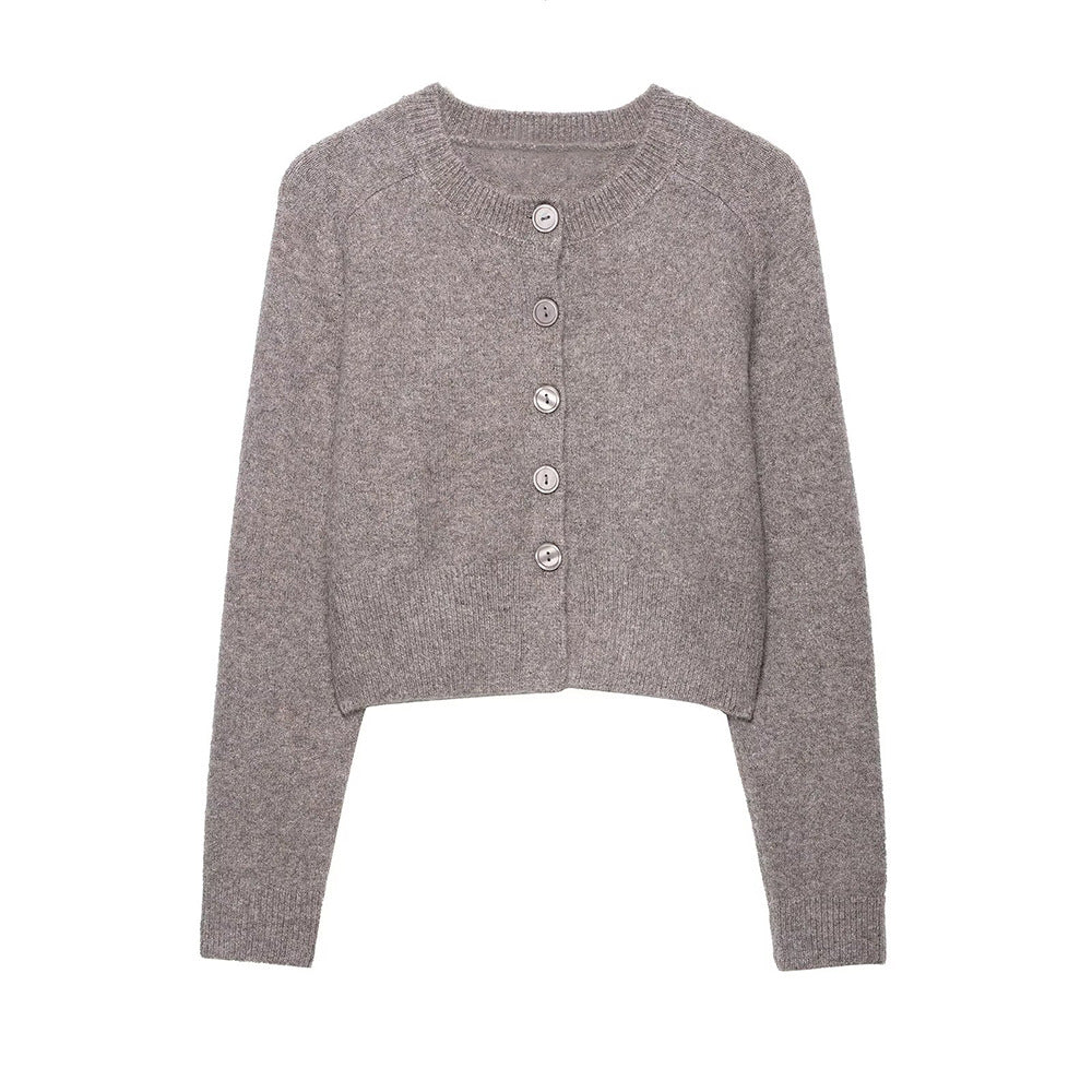 Dames gilet chaud avec boutons décoratifs Chic und Stil