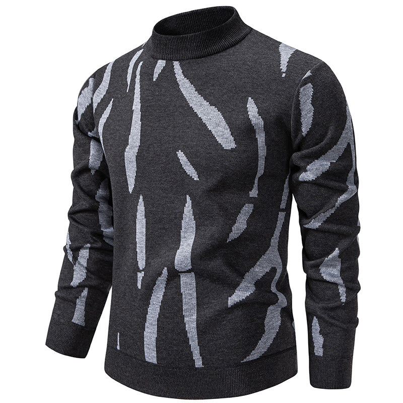 Pull mode pour hommes avec motif graphique Chic und Stil
