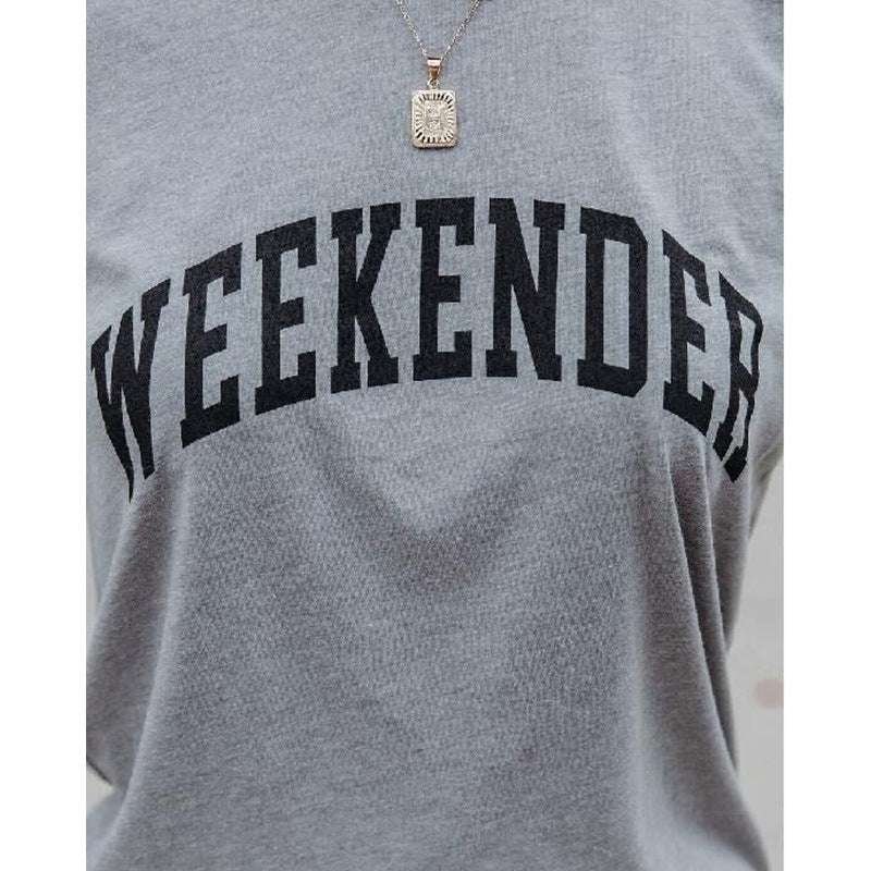 T-shirt graphique décontracté pour femmes Chic und Stil