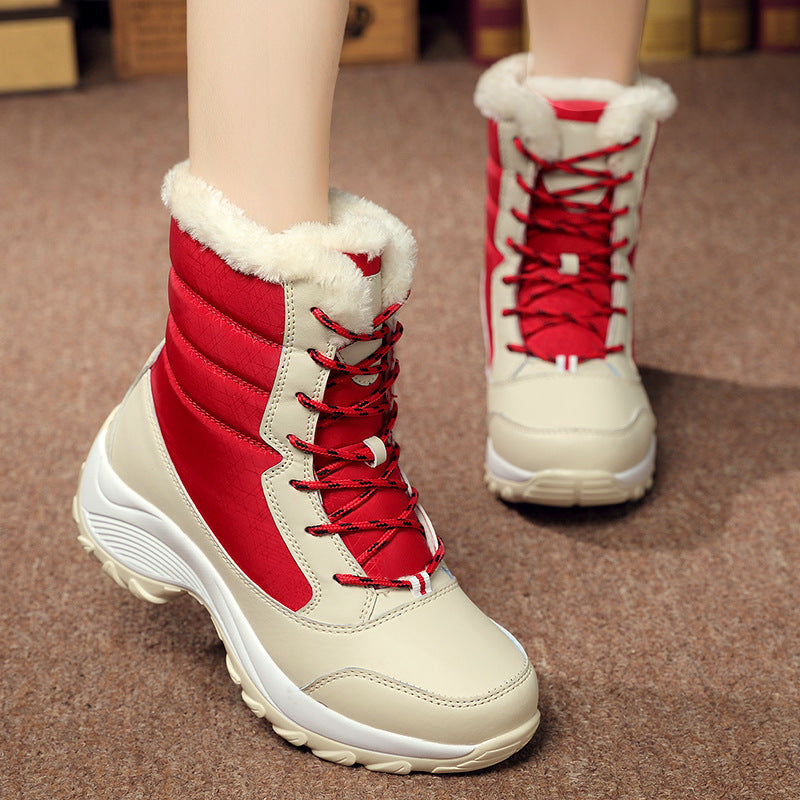 Bottes d'hiver chaudes pour femmes avec doublure en polaire et semelle antidérapante Chic und Stil