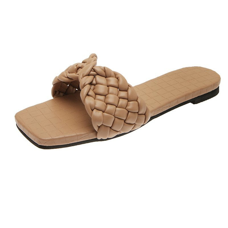 Sandales à lanières en simili cuir avec look tressé Chic und Stil