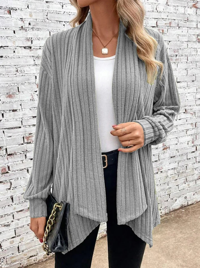 Kimono en gros tricot pour femmes avec coupe décontractée et manches longues Chic und Stil