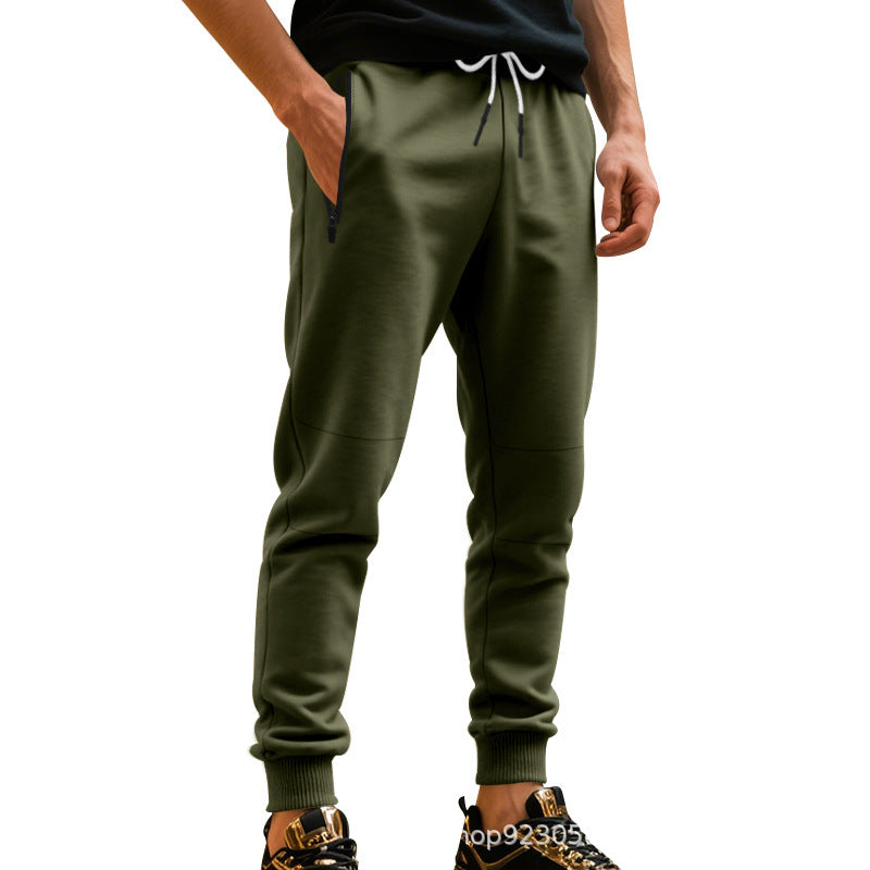 Pantalon de jogging de loisirs pour hommes avec taille élastique et matériau régulateur d'humidité Chic und Stil