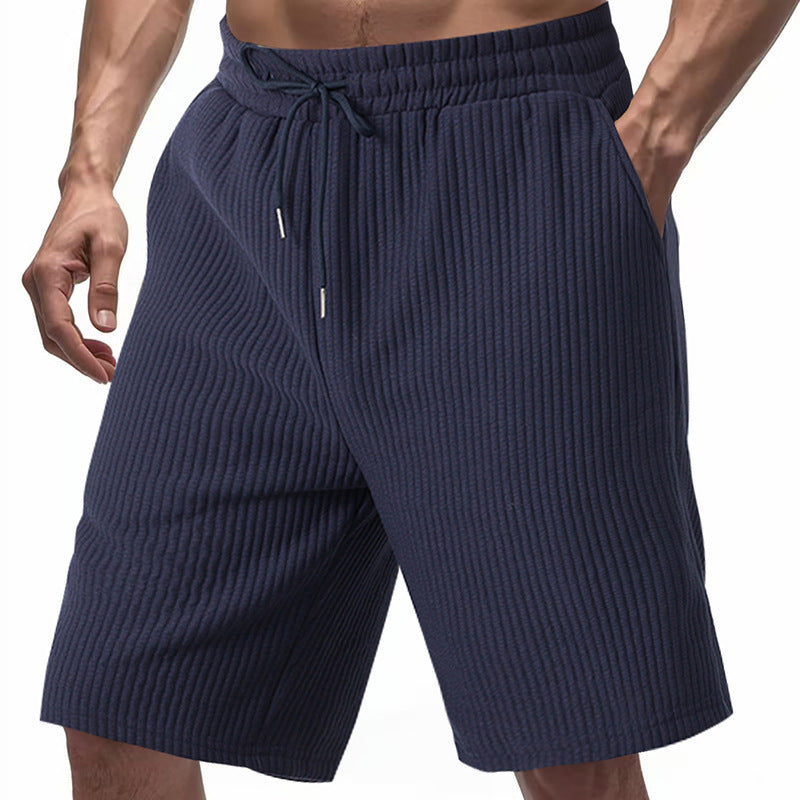 Shorts décontractés pour hommes avec taille élastique et poches latérales pratiques Chic und Stil