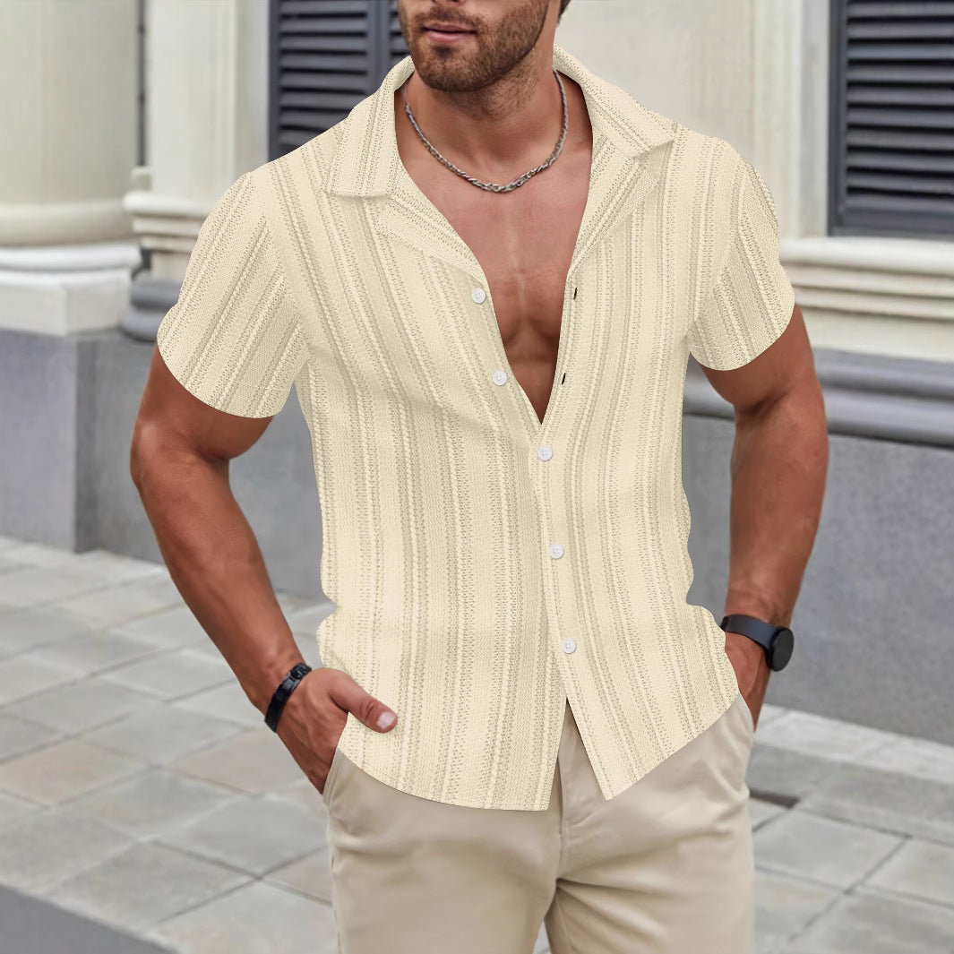 Chemise courte à manches courtes Premium Homme Chic und Stil