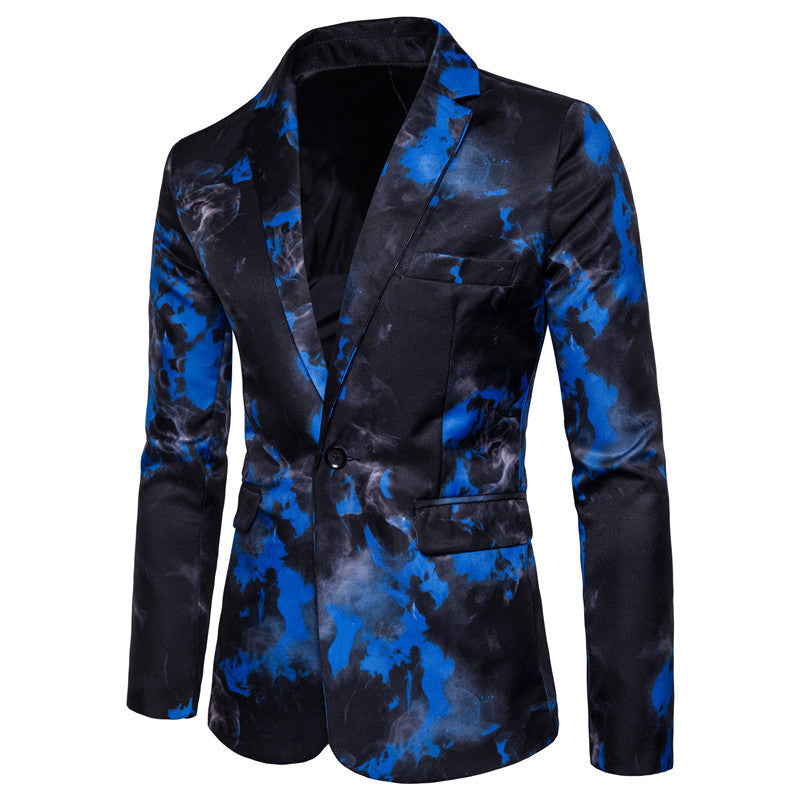 Blazer élégant pour hommes avec dégradé de couleurs artistique Chic und Stil