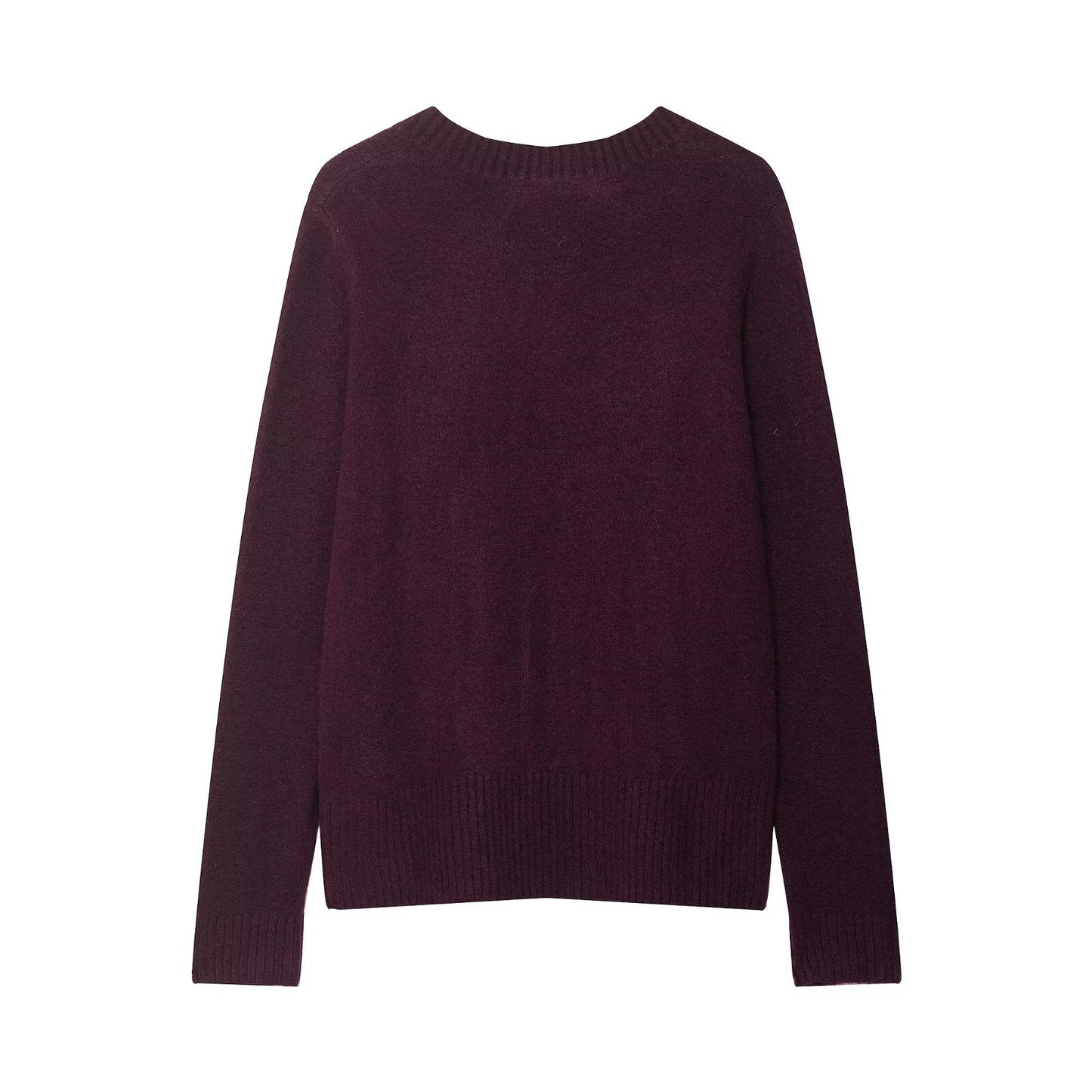 Pull femme avec décolleté en V et matière douce Chic und Stil