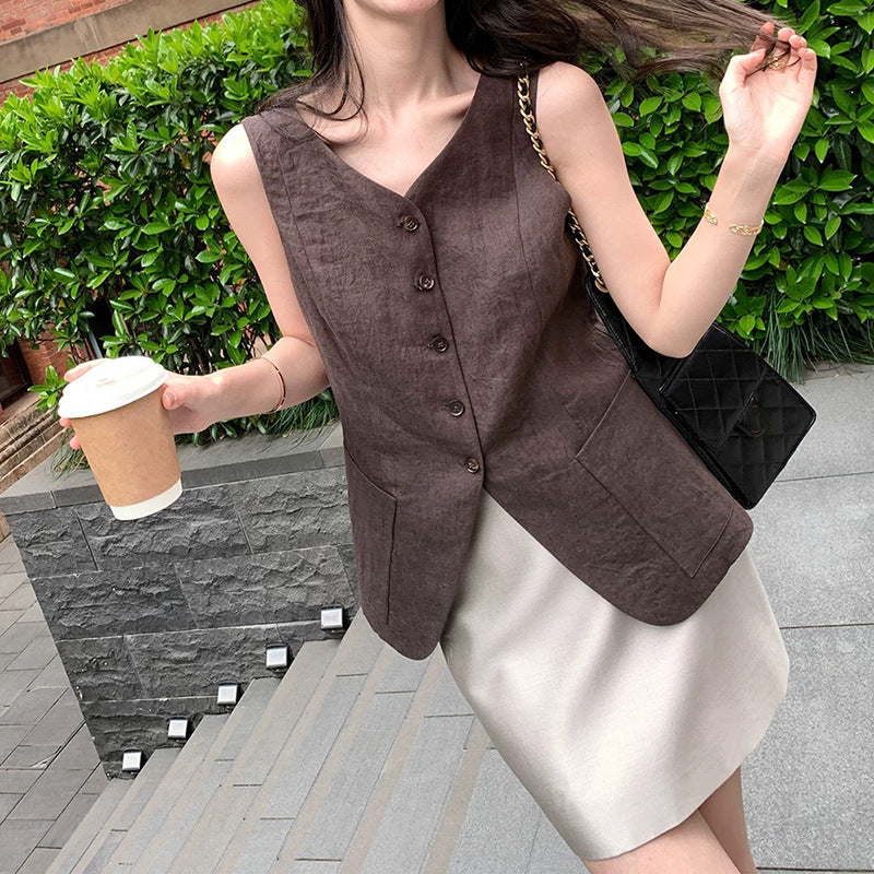 Jupe mini taille haute classique pour femmes Chic und Stil