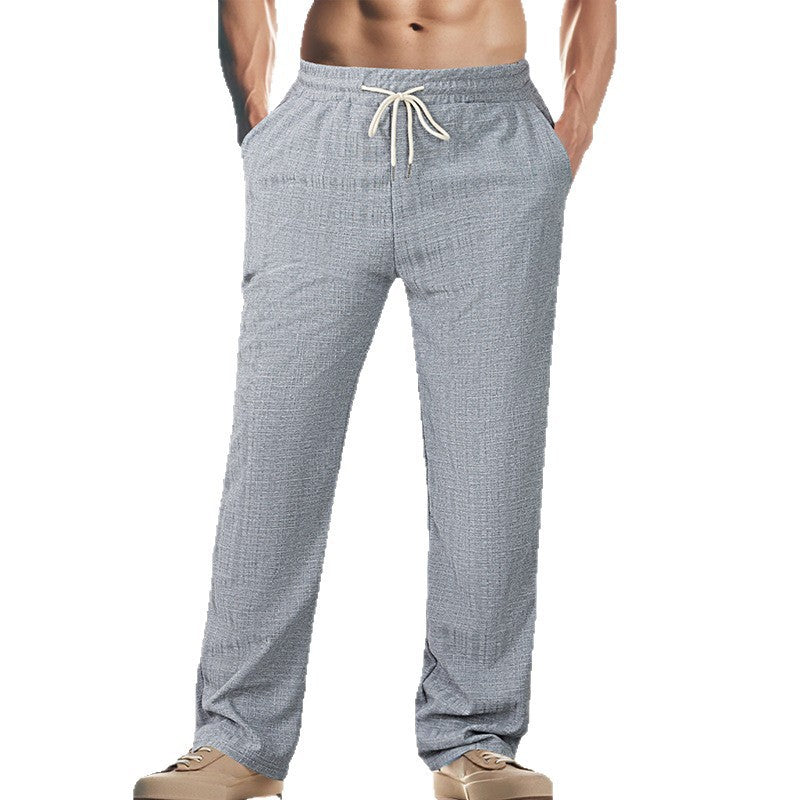Pantalons de loisirs confortables pour hommes avec taille élastique et poches latérales pratiques Chic und Stil