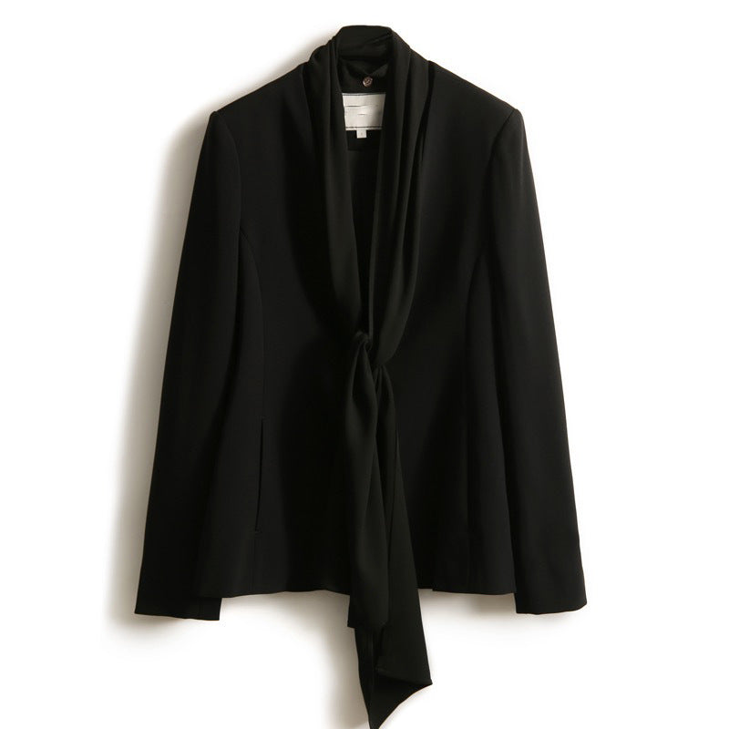 Veste blazer à col en écharpe pour femmes Chic und Stil