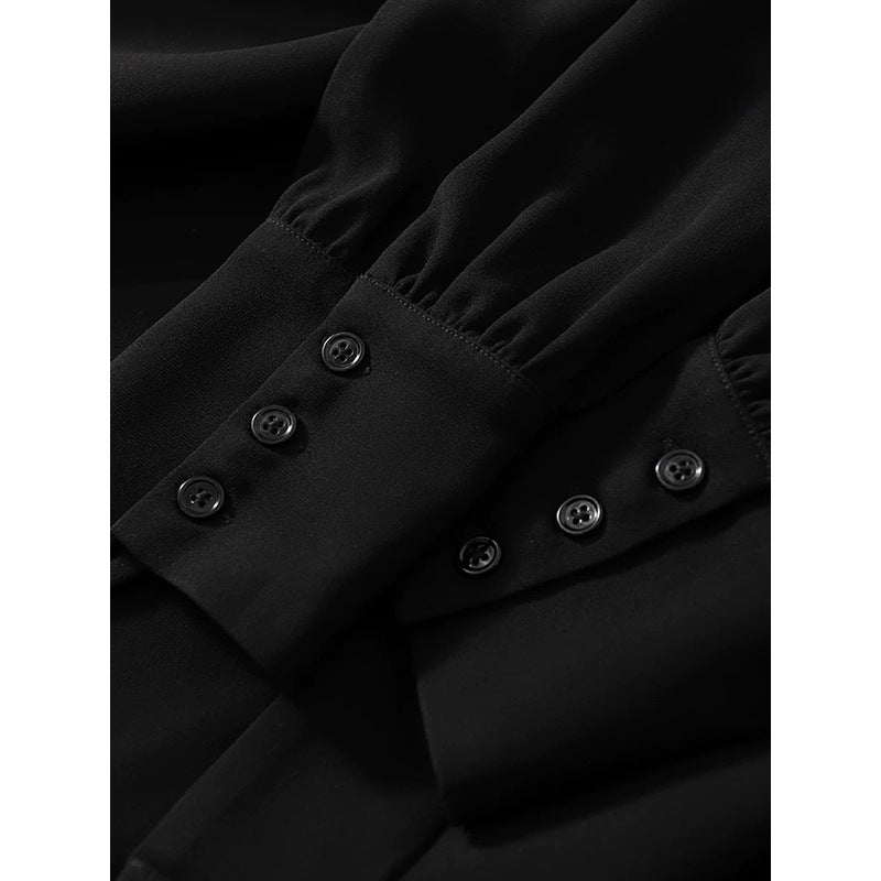 Robe midi élégante pour femme avec ceinture Chic und Stil