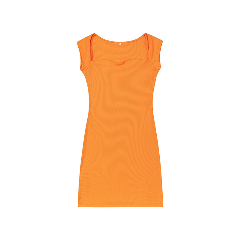 Robe Mini Ajustée à Côtes Chic und Stil