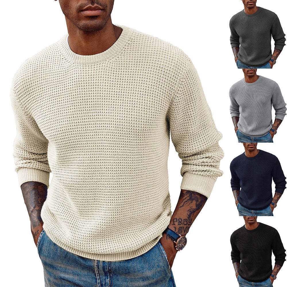 Pull en maille pour homme avec tissu texturé Chic und Stil