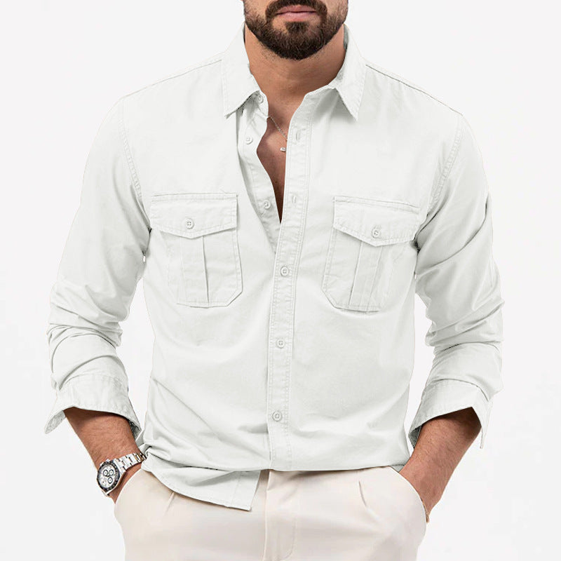 Chemise pour hommes avec poches poitrine pratiques et coupe moderne Chic und Stil
