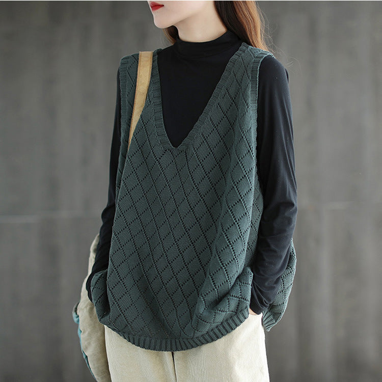 Dames gilet en tricot Chic und Stil