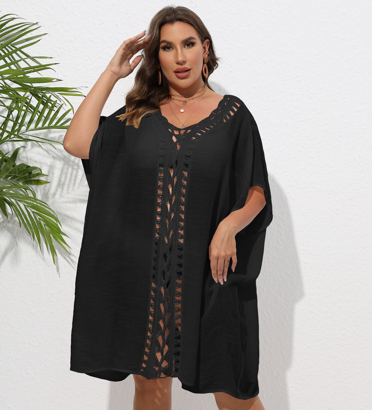 Ladies Light Beach Kaftan Cover-up Chic and Style