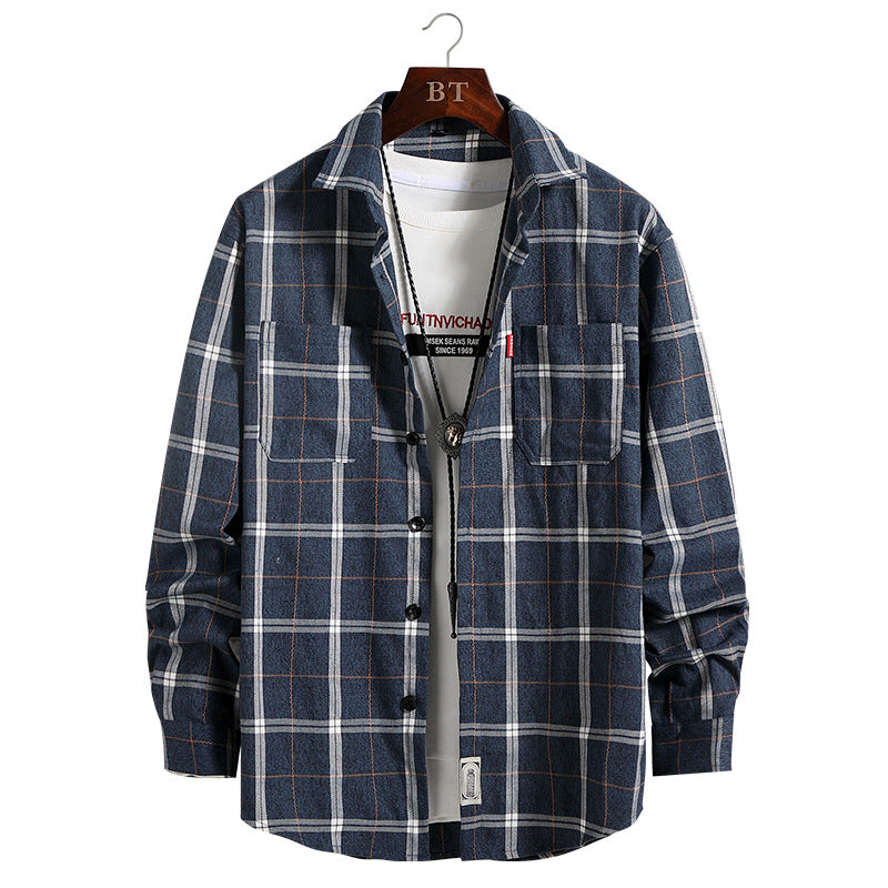 Chemise à carreaux pour hommes avec un design pratique de poche poitrine et une coupe confortable Chic und Stil