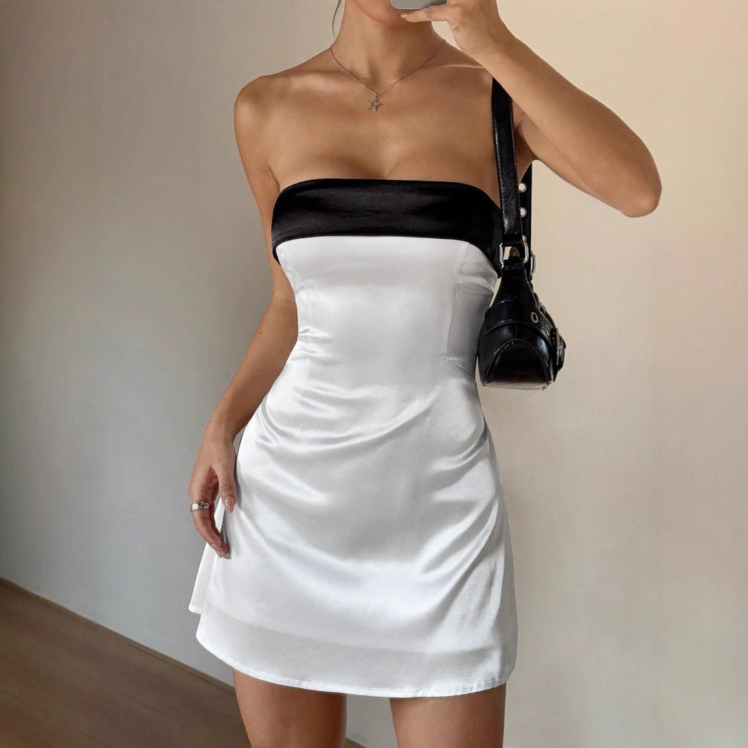 Chemisier pour femmes en style cocktail avec décolleté bandeau élégant Chic und Stil