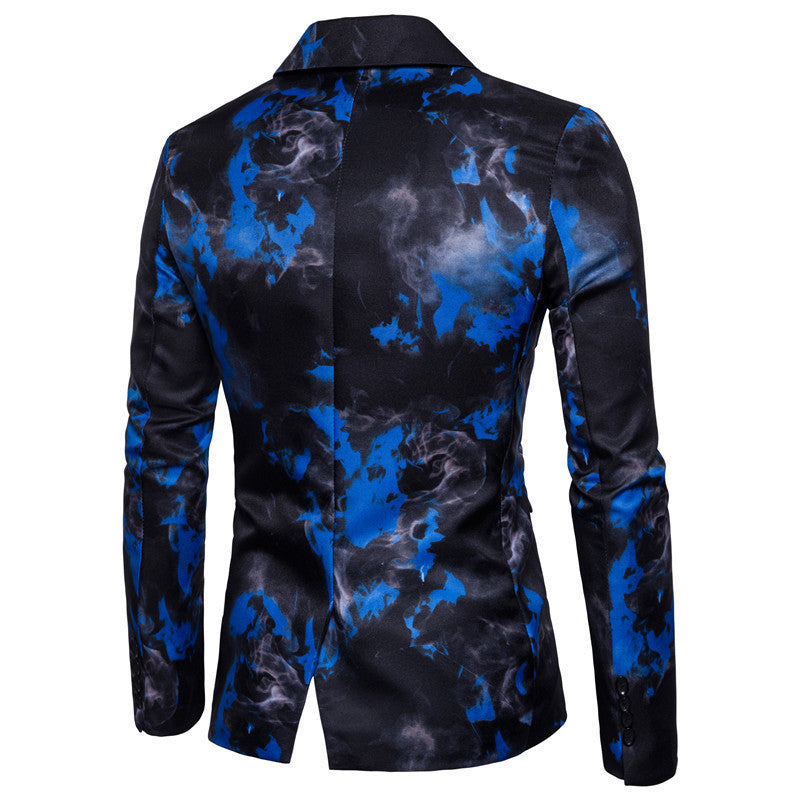 Blazer élégant pour hommes avec dégradé de couleurs artistique Chic und Stil