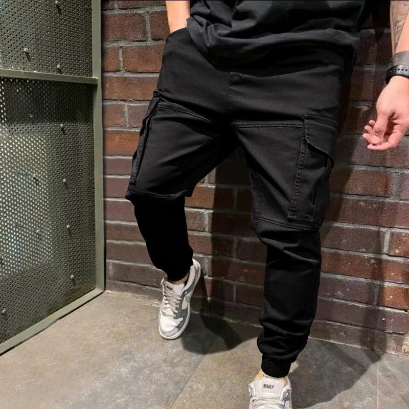 Pantalon cargo décontracté pour hommes avec poches pratiques et coupe sportive Chic und Stil