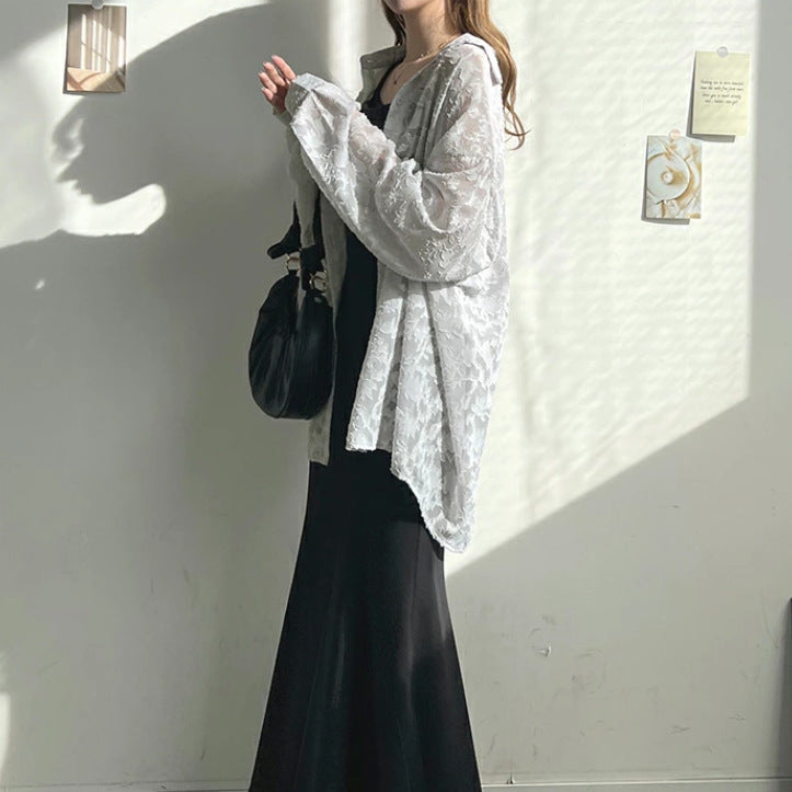 Veste kimono en dentelle pour femmes Chic und Stil