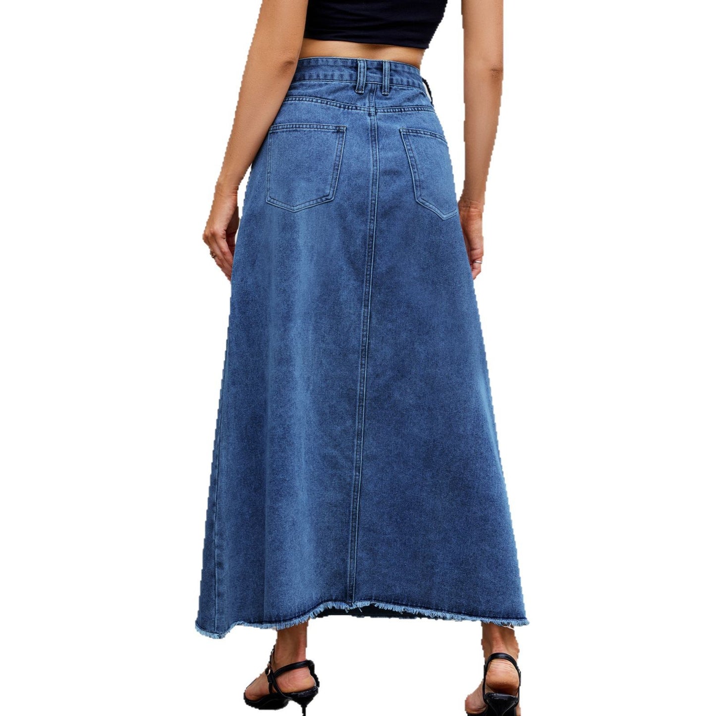 High quality denim maxi skirts for women in Chic and Stylish style
