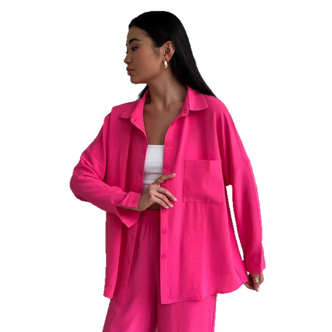 Chemise décontractée pour femmes avec fermeture à boutons sur toute la longueur et poche poitrine Chic und Stil