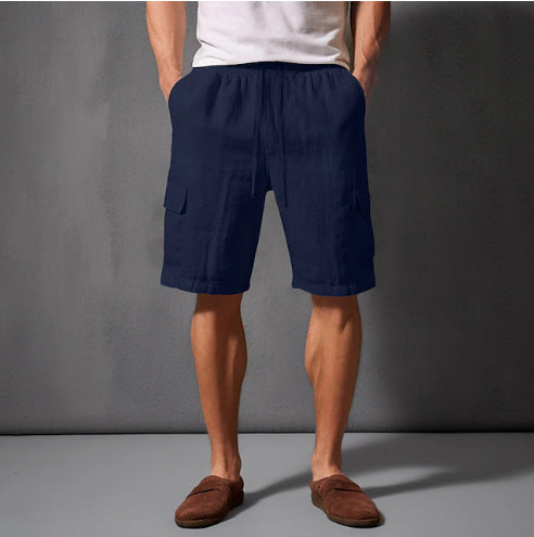 Shorts cargo multifonctionnels pour hommes avec poches latérales confortables et taille élastique Chic und Stil