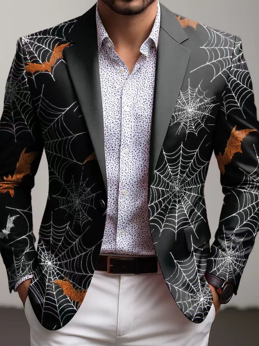 Creative blazer for men with chic pocket and style