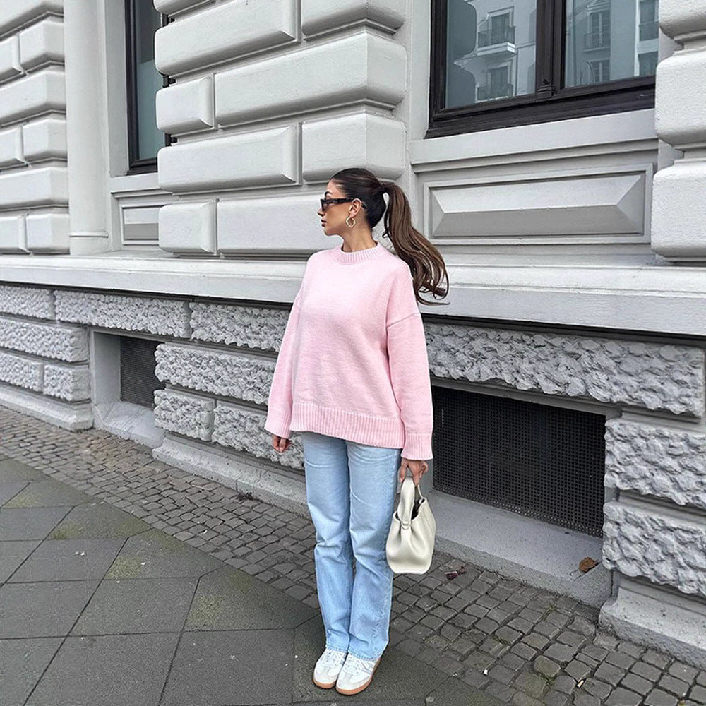 Pull-over en tricot confortable pour femmes avec une coupe ample Chic und Stil