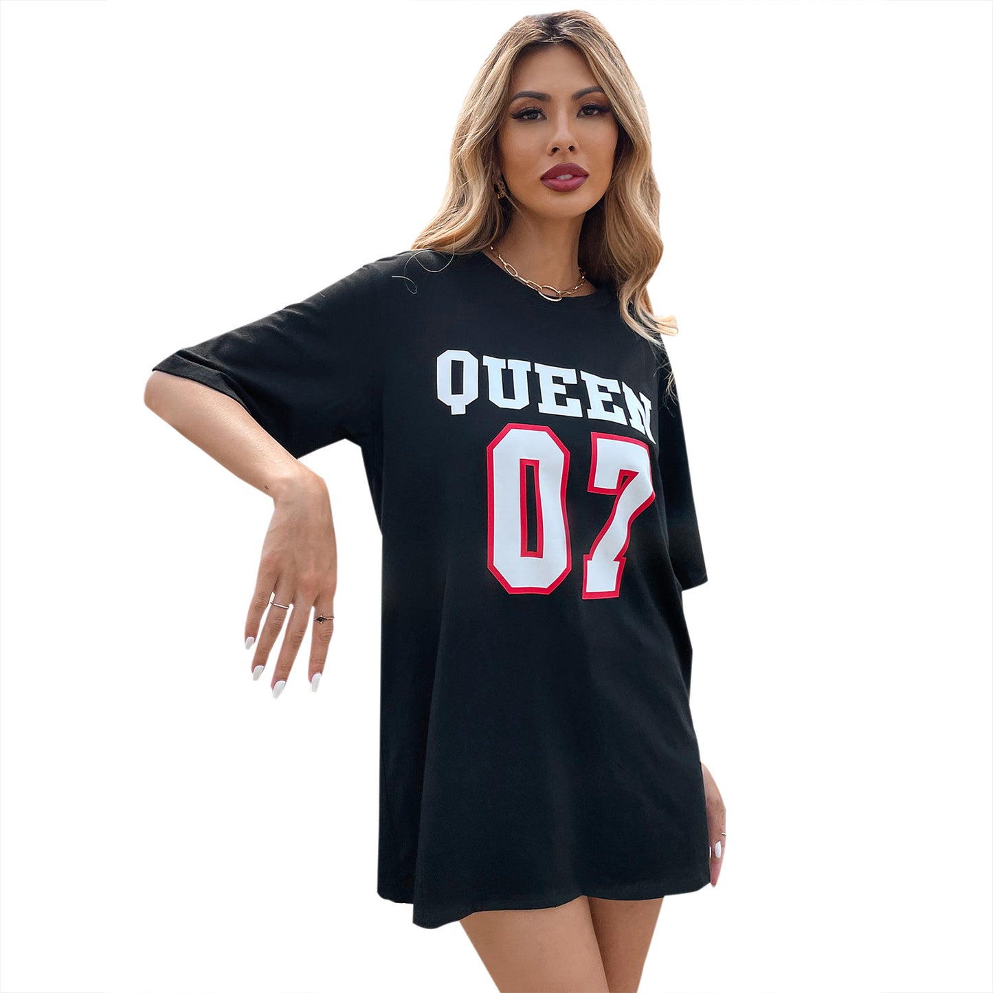 T-shirt oversized pour femmes avec impression frappante et coupe décontractée Chic und Stil