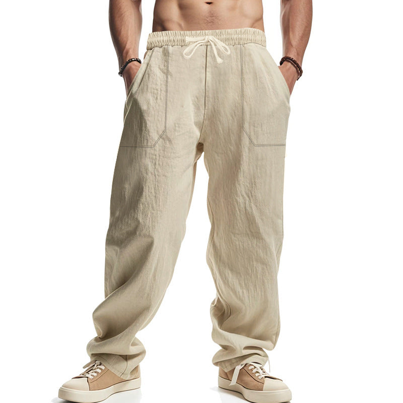 Pantalon de loisir léger pour hommes avec poches latérales pratiques Chic und Stil