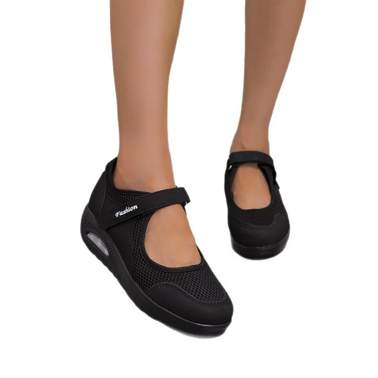 Baskets Slip-On Confortables pour Femmes avec Structure en Maille Respirante Chic und Stil