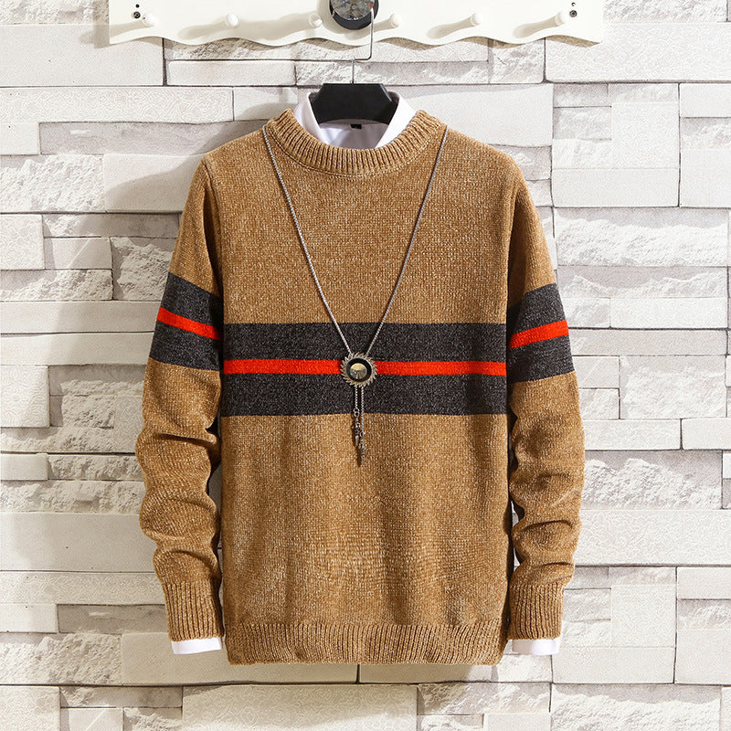 Pull homme à la mode avec design rayé et grand confort Chic und Stil