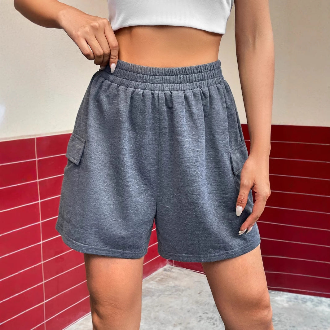 Pantalons de détente sport pour femmes avec taille élastique et poches latérales pratiques Chic und Stil