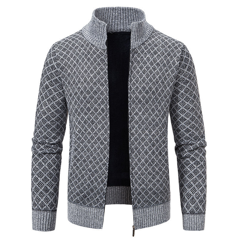 Blazer en tricot élégant pour hommes avec motif texturé Chic und Stil