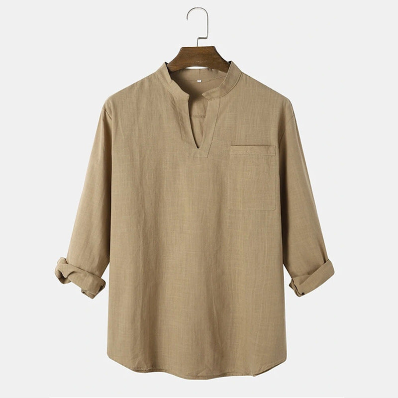 Blouse en lin décontractée pour femmes Chic und Stil