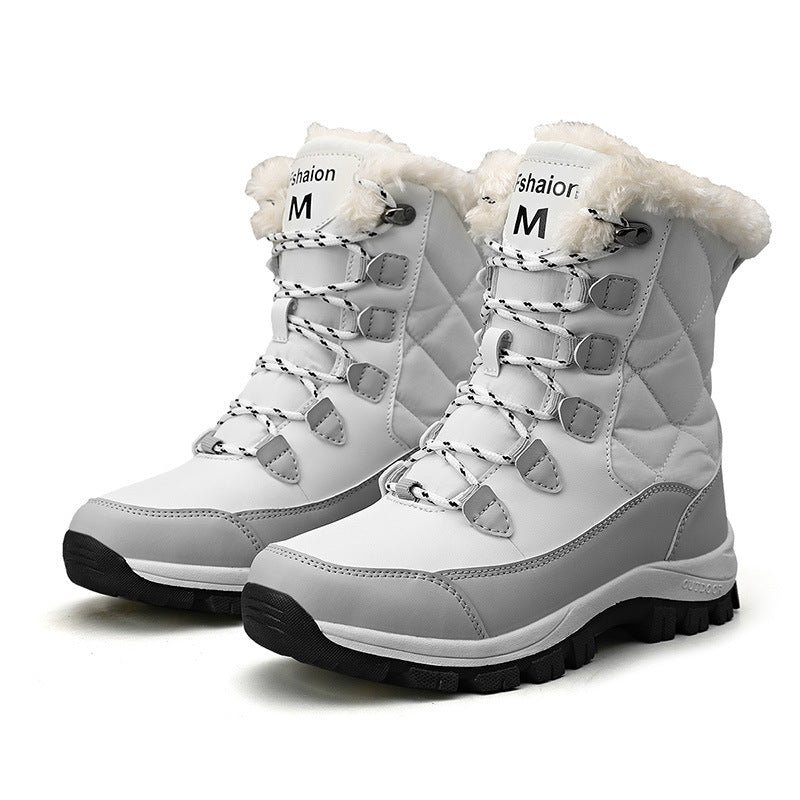 Bottes d'hiver pour femmes avec doublure isolante et semelle antidérapante Chic und Stil